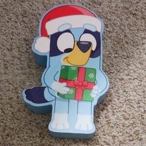 Bluey Christmas Wood Hanging Wall Decor
